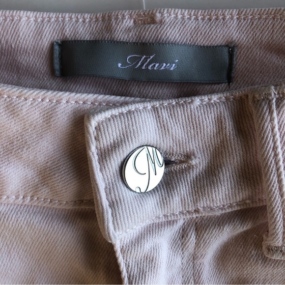 Mavi Viola High Waist Jeans Size 26/27 Raw Hem Ankle Pink‎ Denim - Picture 3 of 12